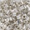 The Beadsmith Tube Crimp Beads, 2 x 2mm, 400 Pieces, Silver Color, Uniform Cylindrical Shape, No Sharp Edges, Designed to Secure The Ends of Jewelry Stringing Wires and Cables